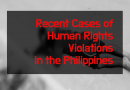 Recent Cases of Human Rights Violations in the Philippines