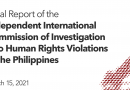 Initial Report of the Independent International Commission of Investigation Into Human Rights Violations in the Philippines (INVESTIGATE PH)